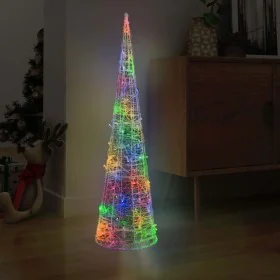 Pirámide decorativa cono acrílico luces LED de colores 120 cm de , Luces de Navidad - Ref: Foro24-329808, Precio: 88,17 €, De...