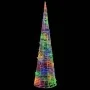 Pirámide decorativa cono acrílico luces LED de colores 120 cm de , Luces de Navidad - Ref: Foro24-329808, Precio: 88,17 €, De...