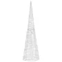 Pirámide decorativa cono acrílico luces LED de colores 120 cm de , Luces de Navidad - Ref: Foro24-329808, Precio: 88,17 €, De...