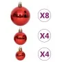 Juego de adornos de navidad de 64 piezas rojo y blanco de , Adornos festivos - Ref: Foro24-330089, Precio: 26,93 €, Descuento: %