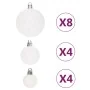 Juego de adornos de navidad de 64 piezas rojo y blanco de , Adornos festivos - Ref: Foro24-330089, Precio: 26,93 €, Descuento: %