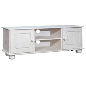 Mueble para TV de madera maciza de pino 115x29x40 cm de , Muebles TV - Ref: Foro24-325527, Precio: 86,62 €, Descuento: %