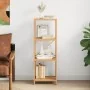 Estantería de 4 niveles madera maciza de roble 40x30x112 cm de , Librerías y estanterías - Ref: Foro24-353815, Precio: 102,95...