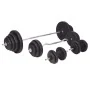 Juego de pesas barra y mancuernas 120 kg de , Peso libre - Ref: Foro24-91406, Precio: 507,52 €, Descuento: %