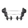 Juego de pesas barra y mancuernas 120 kg de , Peso libre - Ref: Foro24-91406, Precio: 507,52 €, Descuento: %