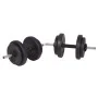 Juego de pesas barra y mancuernas 120 kg de , Peso libre - Ref: Foro24-91406, Precio: 507,52 €, Descuento: %