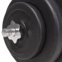Juego de pesas barra y mancuernas 120 kg de , Peso libre - Ref: Foro24-91406, Precio: 507,52 €, Descuento: %