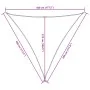 Toldo de vela triangular tela Oxford amarillo 4,5x4,5x4,5 m de , Sombrillas - Ref: Foro24-135618, Precio: 37,69 €, Descuento: %