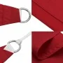 Toldo de vela triangular tela Oxford rojo 4x4x5,8 m by , Umbrellas - Ref: Foro24-135672, Price: 36,31 €, Discount: %