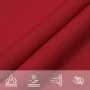 Toldo de vela triangular tela Oxford rojo 4x4x5,8 m by , Umbrellas - Ref: Foro24-135672, Price: 36,31 €, Discount: %