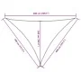 Toldo de vela triangular tela Oxford rojo 4x4x5,8 m by , Umbrellas - Ref: Foro24-135672, Price: 36,31 €, Discount: %