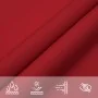 Toldo de vela triangular tela Oxford rojo 4x5x6,4 m de , Sombrillas - Ref: Foro24-135679, Precio: 37,00 €, Descuento: %