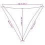 Toldo de vela triangular tela Oxford naranja 6x6x6 m by , Umbrellas - Ref: Foro24-135735, Price: 50,25 €, Discount: %