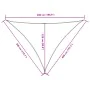 Toldo de vela triangular tela Oxford marrón 3x4x5 m de , Sombrillas - Ref: Foro24-135833, Precio: 31,86 €, Descuento: %