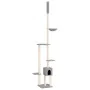 Árbol rascador gatos suelo a techo gris claro 258,5-284,5 cm de , Mobiliario para gatos - Ref: Foro24-171718, Precio: 57,81 €...