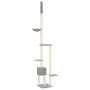 Árbol rascador gatos suelo a techo gris claro 258,5-284,5 cm de , Mobiliario para gatos - Ref: Foro24-171718, Precio: 57,81 €...