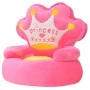 Silla de peluche para niños princesa rosa de , Sillas y tronas para niños - Ref: Foro24-80158, Precio: 77,66 €, Descuento: %