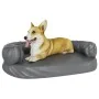 Cama para perros de espuma cuero sintético gris 88x65 cm de , Camas para perros - Ref: Foro24-171318, Precio: 82,97 €, Descue...