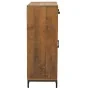 Zapatero de madera maciza de pino 75x40x110 cm de , Zapateros y organizadores de calzado - Ref: Foro24-349933, Precio: 257,34...