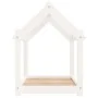 Cama para perros madera maciza de pino blanco 71x55x70 cm de , Camas para perros - Ref: Foro24-822203, Precio: 59,46 €, Descu...