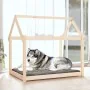 Cama para perros madera maciza de pino 111x80x100 cm de , Camas para perros - Ref: Foro24-822217, Precio: 85,28 €, Descuento: %