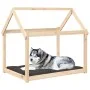 Cama para perros madera maciza de pino 111x80x100 cm de , Camas para perros - Ref: Foro24-822217, Precio: 85,28 €, Descuento: %