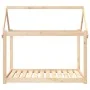 Cama para perros madera maciza de pino 111x80x100 cm de , Camas para perros - Ref: Foro24-822217, Precio: 85,28 €, Descuento: %