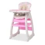 Trona convertible 3 en 1 con mesa rosa de , Sillas y tronas para niños - Ref: Foro24-10143, Precio: 152,92 €, Descuento: %