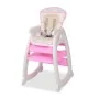 Trona convertible 3 en 1 con mesa rosa de , Sillas y tronas para niños - Ref: Foro24-10143, Precio: 152,92 €, Descuento: %