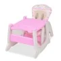 Trona convertible 3 en 1 con mesa rosa de , Sillas y tronas para niños - Ref: Foro24-10143, Precio: 152,92 €, Descuento: %
