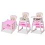 Trona convertible 3 en 1 con mesa rosa de , Sillas y tronas para niños - Ref: Foro24-10143, Precio: 152,92 €, Descuento: %