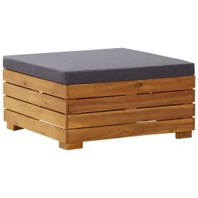 Reposapiés seccional con cojín madera maciza de acacia von , Modulare Sofas für den Außenbereich - Ref: Foro24-46691, Preis: ...