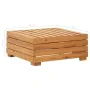 Reposapiés seccional con cojín madera maciza de acacia von , Modulare Sofas für den Außenbereich - Ref: Foro24-46691, Preis: ...