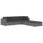 Asiento seccional central y cojines 1 ud ratán sintético negro von , Modulare Sofas für den Außenbereich - Ref: Foro24-46794,...