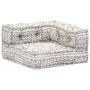 Puf modular de 2 plazas tela gris claro de , Cojines para sillas y sofás - Ref: Foro24-249407, Precio: 180,36 €, Descuento: %