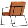 Sillón de cuero auténtico marrón canela de , Sillones - Ref: Foro24-284411, Precio: 233,81 €, Descuento: %