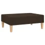 Reposapiés de tela marrón oscuro 78x56x32 cm de , Otomanas - Ref: Foro24-337679, Precio: 65,34 €, Descuento: %