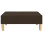 Reposapiés de tela marrón oscuro 78x56x32 cm de , Otomanas - Ref: Foro24-337679, Precio: 65,34 €, Descuento: %