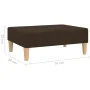 Reposapiés de tela marrón oscuro 78x56x32 cm de , Otomanas - Ref: Foro24-337679, Precio: 65,34 €, Descuento: %