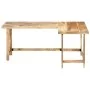 Escritorio de madera maciza de mango 180x120x76 cm de , Escritorios - Ref: Foro24-247905, Precio: 493,46 €, Descuento: %