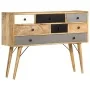 Aparador de madera maciza de mango 110x30x82 cm by , Sideboards - Ref: Foro24-285822, Price: 259,09 €, Discount: %