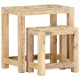 Juego de mesitas auxiliares 2 piezas madera maciza de mango by , Side tables - Ref: Foro24-285881, Price: 122,06 €, Discount: %