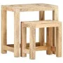 Juego de mesitas auxiliares 2 piezas madera maciza de mango by , Side tables - Ref: Foro24-285881, Price: 122,06 €, Discount: %