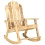 Mecedora de jardín de madera maciza de mango de , Mecedoras - Ref: Foro24-285883, Precio: 136,96 €, Descuento: %