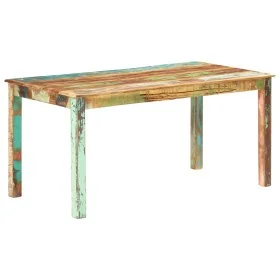 Mesa de comedor de madera maciza reciclada 160x80x76 cm de , Mesas de cocina y de comedor - Ref: Foro24-285931, Precio: 244,2...