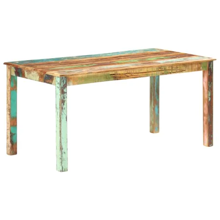 Mesa de comedor de madera maciza reciclada 160x80x76 cm de , Mesas de cocina y de comedor - Ref: Foro24-285931, Precio: 244,2...
