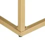 Mesa consola de madera maciza de mango dorado 90x30x75 cm de , Aparadores - Ref: Foro24-286505, Precio: 180,58 €, Descuento: %