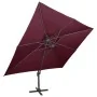 Sombrilla jardín voladiza cubierta doble rojo burdeos 400x300cm de , Sombrillas - Ref: Foro24-312381, Precio: 368,14 €, Descu...