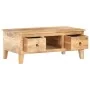 Mesita de centro madera de mango rugosa 100x55x40 cm de , Mesas de centro - Ref: Foro24-320236, Precio: 282,99 €, Descuento: %