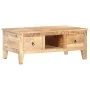 Mesita de centro madera de mango rugosa 100x55x40 cm de , Mesas de centro - Ref: Foro24-320236, Precio: 282,99 €, Descuento: %